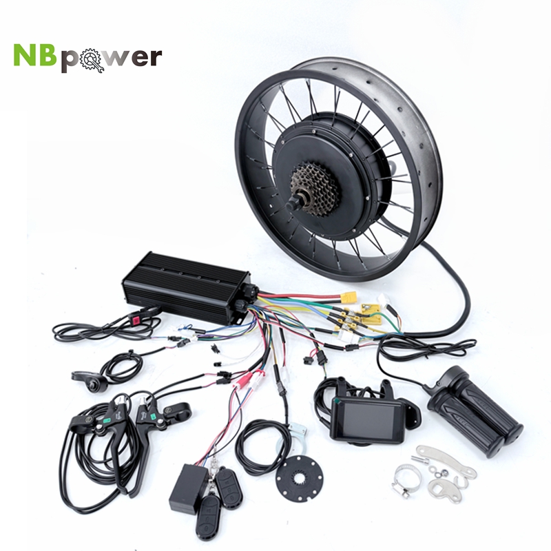 72V 5000W Hub Motor Kit - NBpower 72V 5000W 70-90km/h Kit di