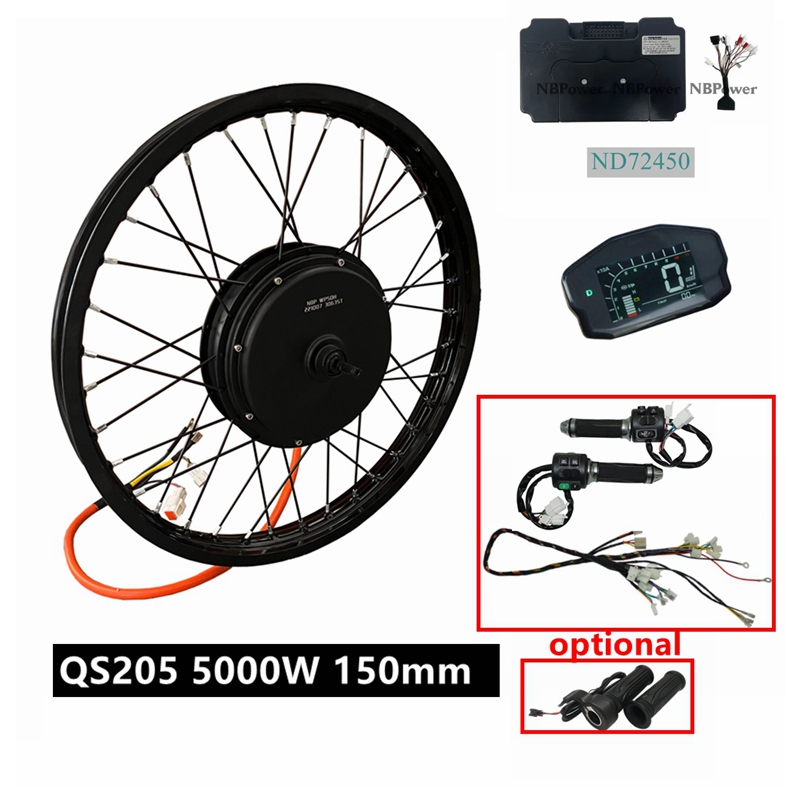 72V 5000W Hub Motor Kit - Kit E-bike NBpower/QS205 V3 72v 5000W
