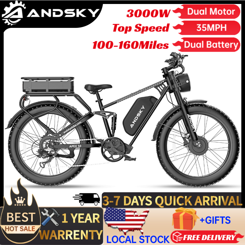 Mid Drive Motor Kit 52V 1000W - Bici Elettrica ANDSKY Apex50 AWD 3000W