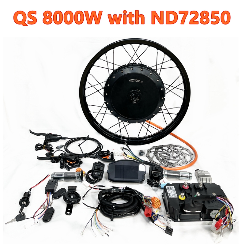 Ebike Conversion Kit 72V 3000W - Kit ruota motore brushless QS273 40H