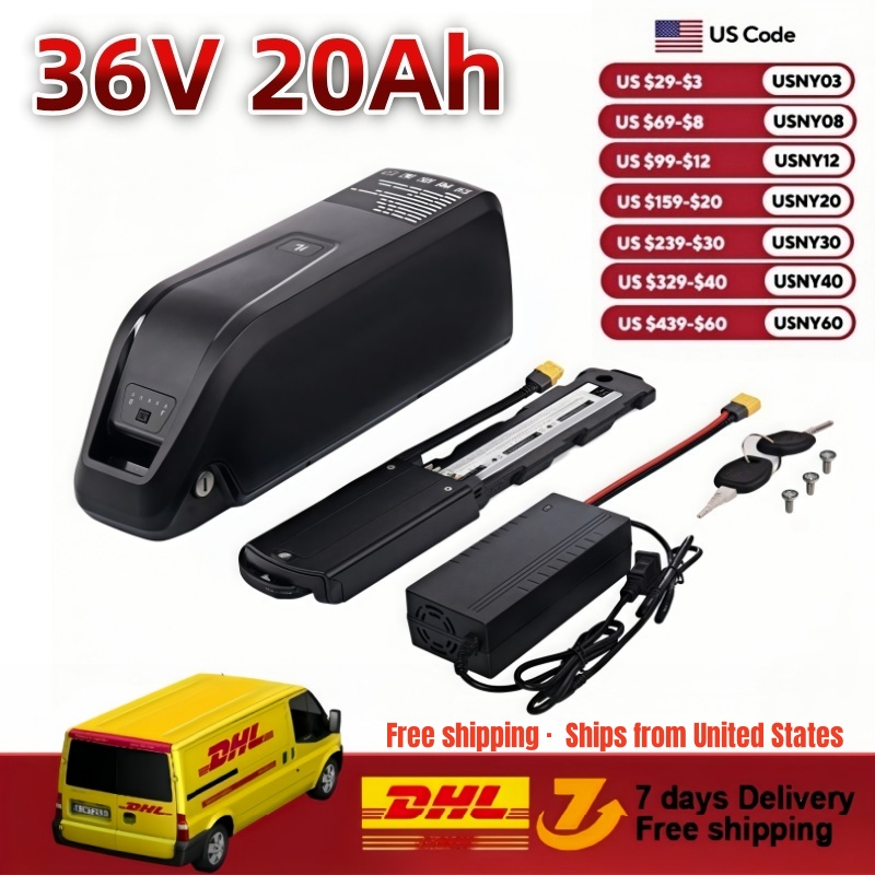 Ebike Battery 48V 20Ah Hailong - Batteria Hailong per E-Bike 36V 48V