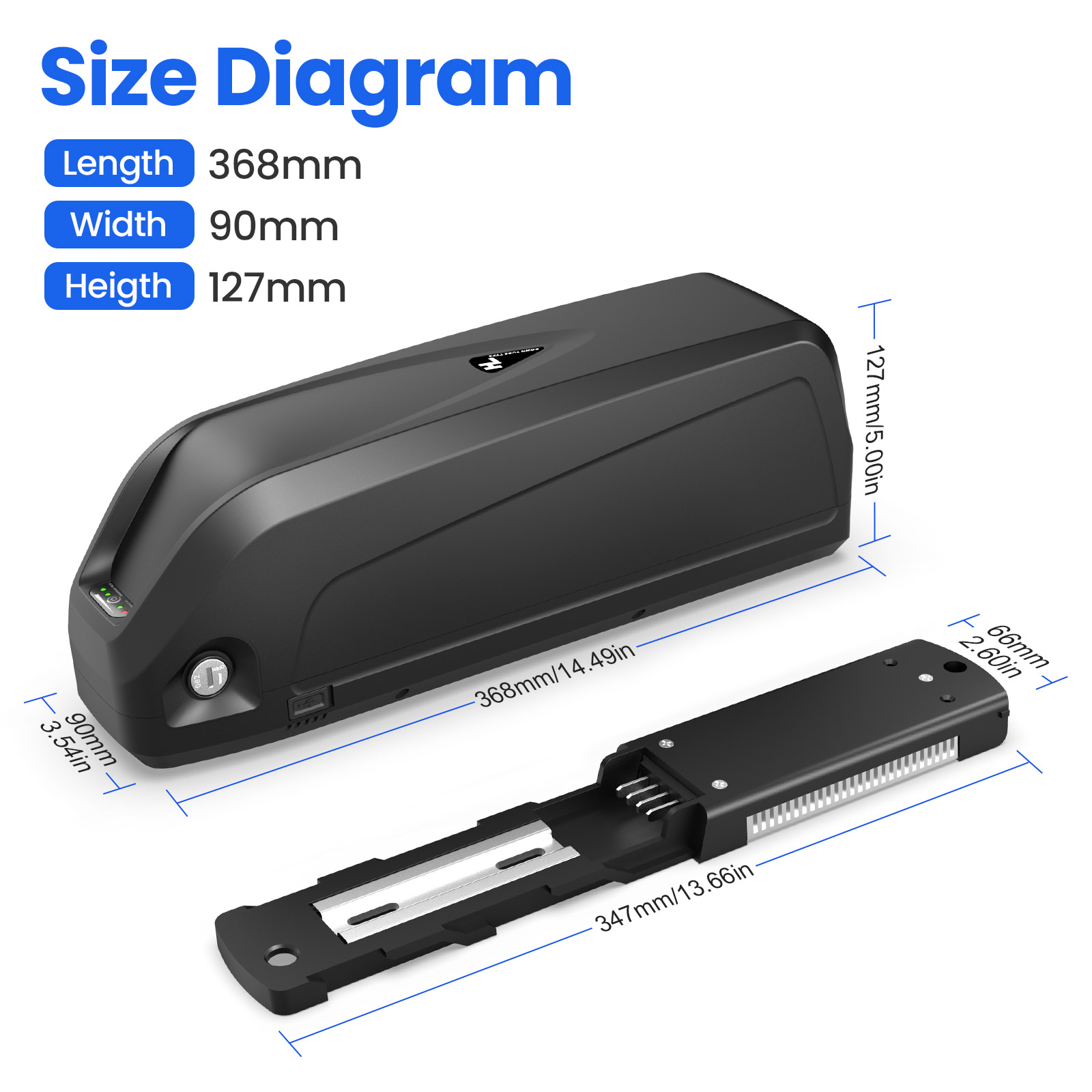 Batteria per E-Bike 21700 Hail - Ebike Battery 48V 20Ah Hailong recensione e prezzo
