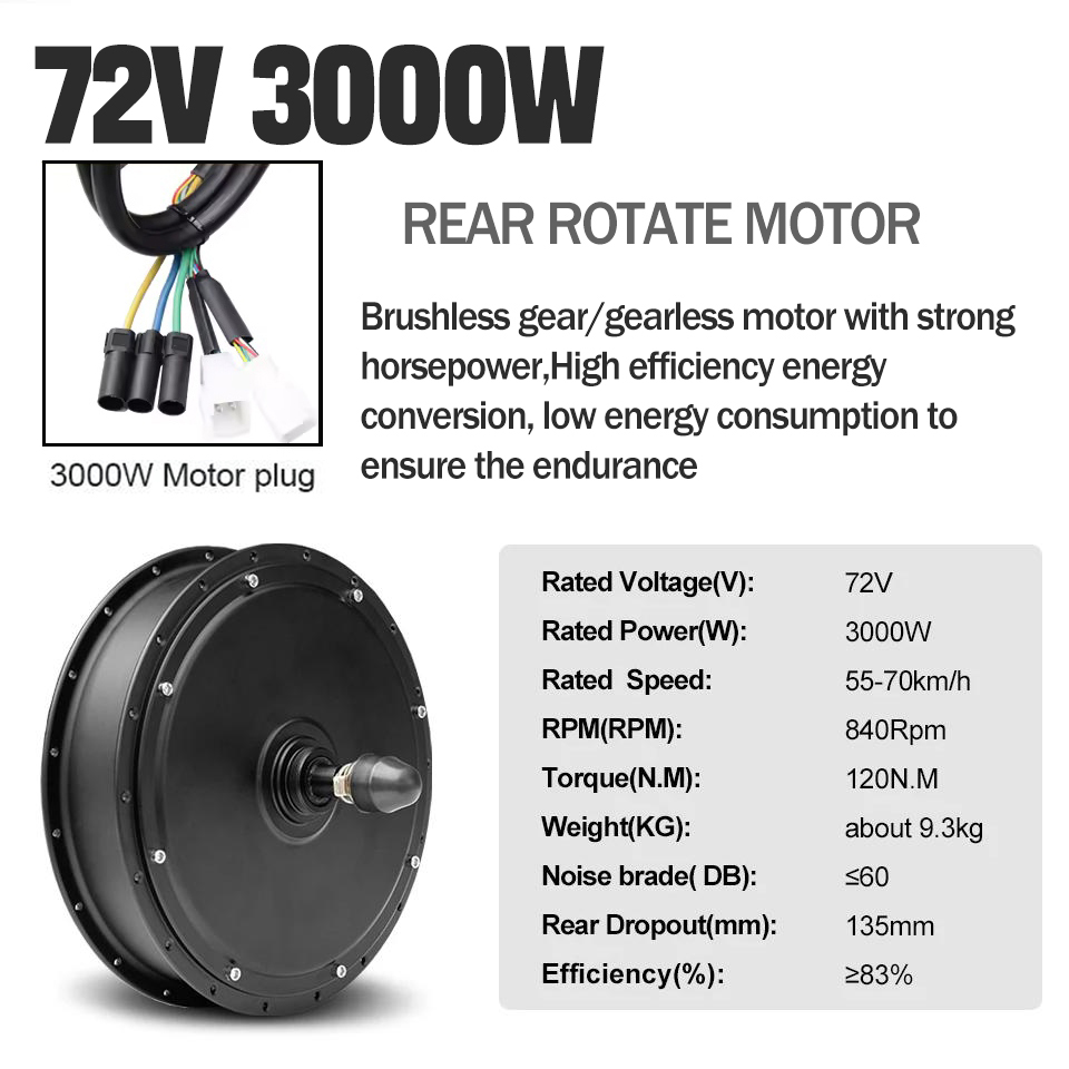 Nuovo Kit di Conversione Ebike - Ebike Conversion Kit 72V 3000W recensione e prezzo