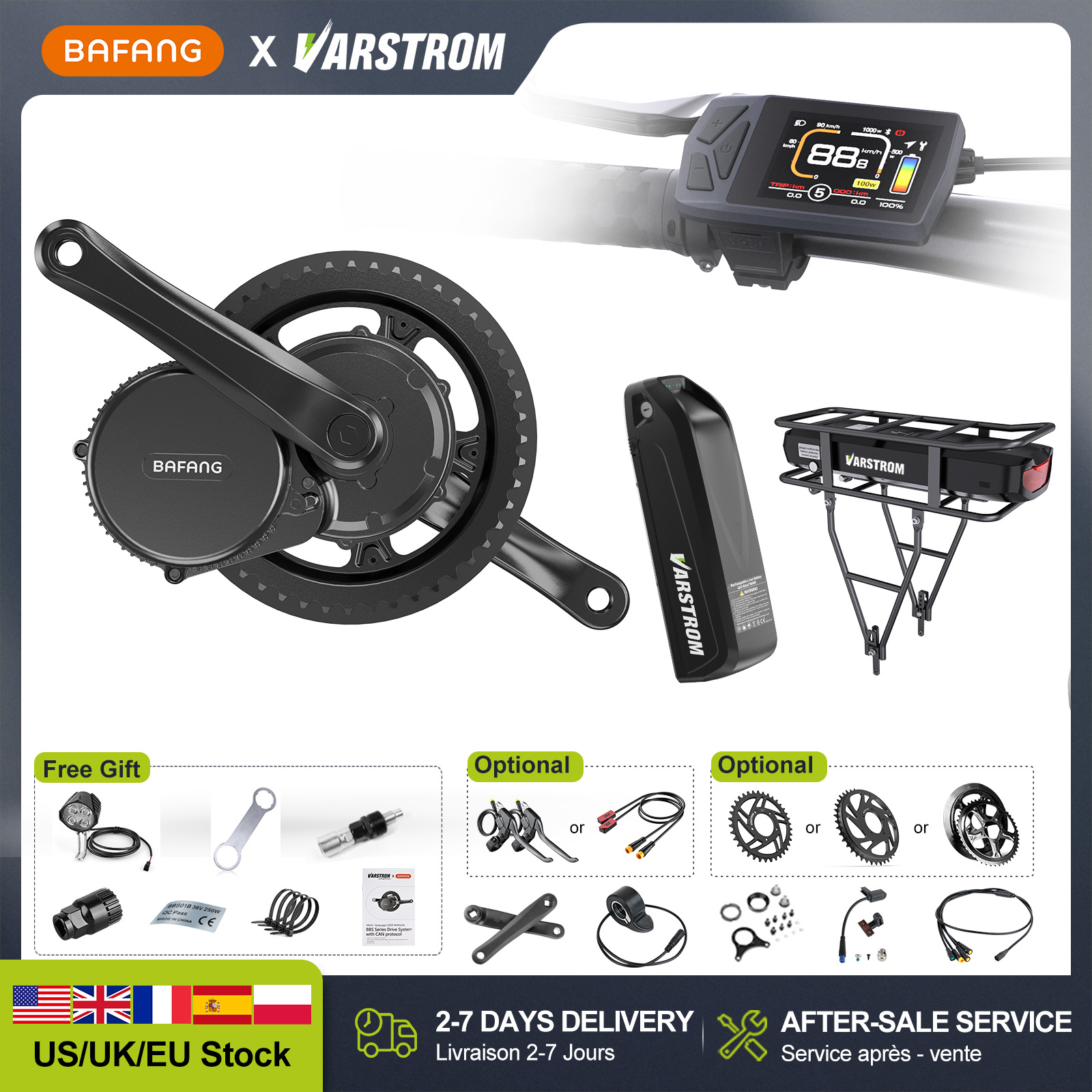 [US Direct] Motore Centrale BA - Bafang Bbshd 1000W Conversion Kit recensione e prezzo