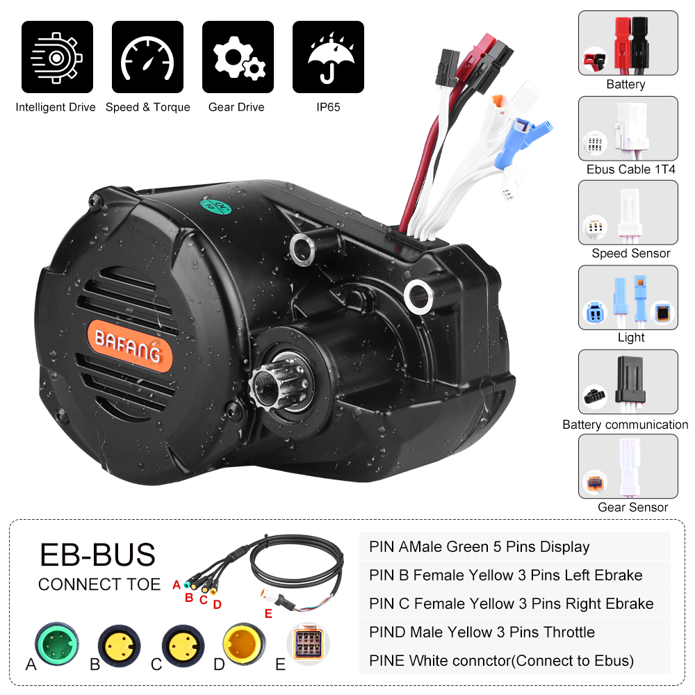 Kit di conversione eBike con m - Mid Drive Motor Kit 52V 1000W recensione e prezzo