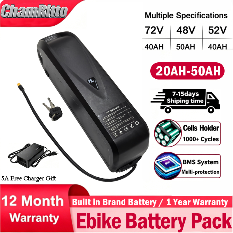 Batteria Ebike 72V 60V 48V 20A - Ebike Battery 48V 20Ah Hailong recensione e prezzo