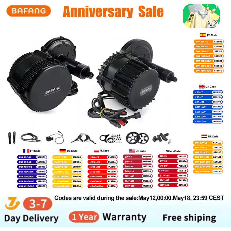 Bafang BBSHD 1000W 52V 48V 68m - Mid Drive Motor Kit 52V 1000W recensione e prezzo