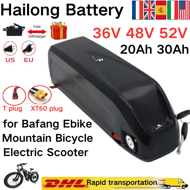 Batteria Hailong 36V 48V 52V 3 - Ebike Battery 48V 20Ah Hailong recensione e prezzo